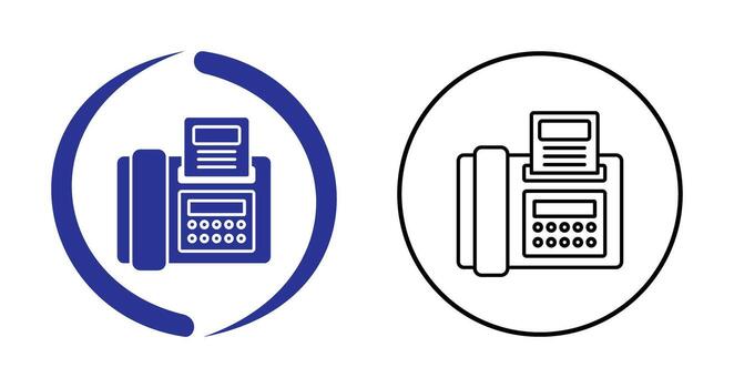 Fax Vector Icon