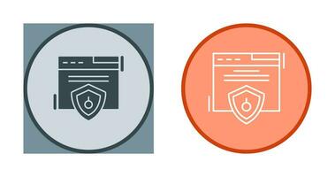 Web Security Vector Icon