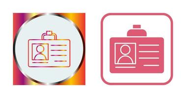 Id Card Vector Icon