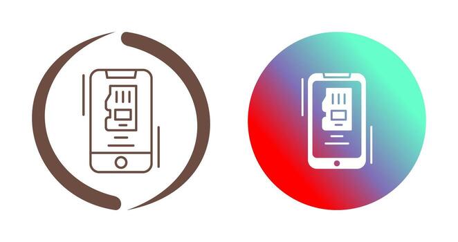 icono de vector de memoria