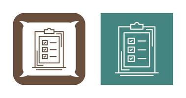 Checklist Vector Icon