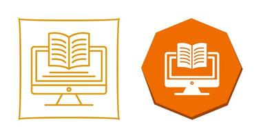 Digital Learning Vector Icon