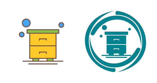 icono de vector de mesa