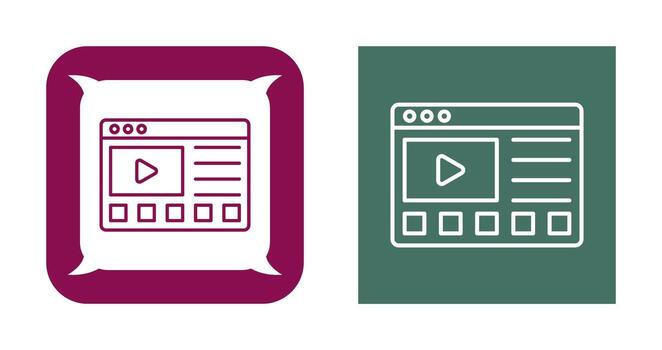icono de vector de tutoriales en línea