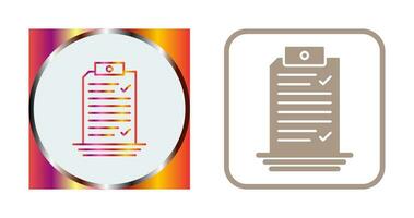 Check List Vector Icon