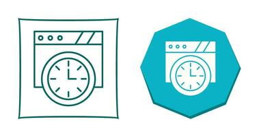 Wall Clock Vector Icon