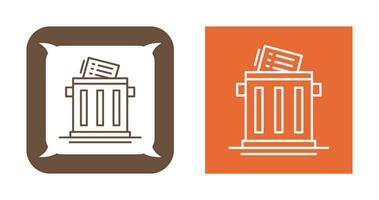 Trash List Vector Icon