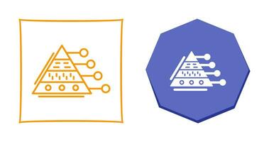 Pyramid Graph Vector Icon