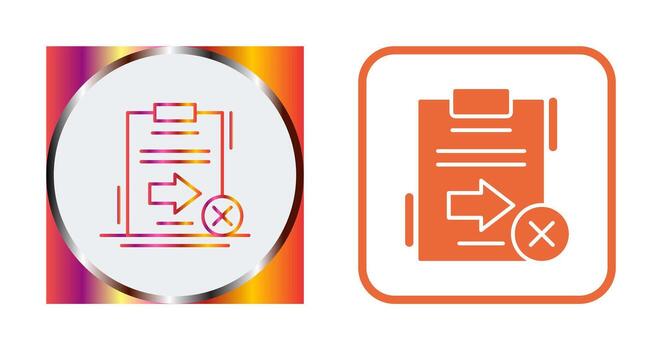 Send Failed Vector Icon