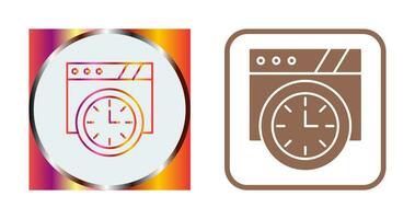 Wall Clock Vector Icon