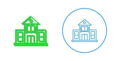 Library Building Vector Icon