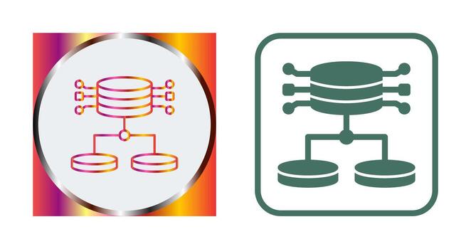 Structured Data Vector Icon