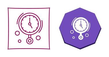 icono de vector de reloj de pared