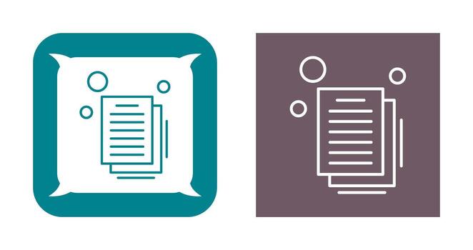 icono de vector de documento