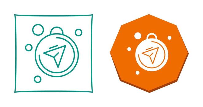 icono de vector de brújula