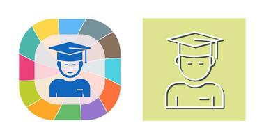 Graduate Student Vector Icon