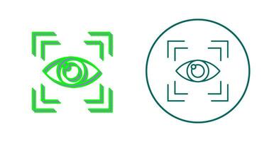 Eye Scan Vector Icon