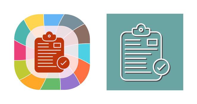 Secure Notepad Vector Icon