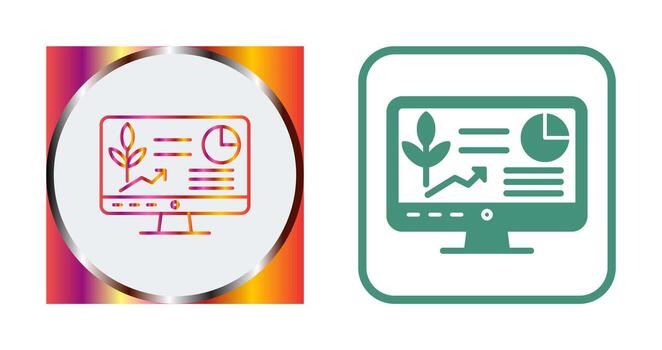 icono de vector de computadora