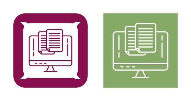 pegar icono vectorial vector
