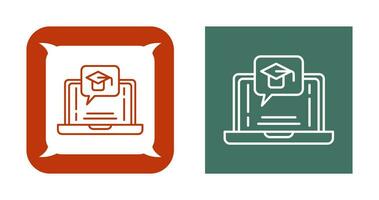 E Learning Vector Icon