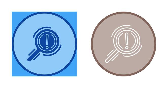 icono de vector de problema