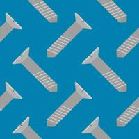 screw seamless pattern flat design vector illustration. pile screws seamless pattern