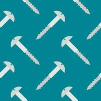 screw seamless pattern flat design vector illustration. pile screws seamless pattern