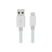 USB cable plano diseño vector ilustración aislado en blanco antecedentes. conectores y enchufes para ordenador personal y móvil dispositivos. computadora periféricos conector o teléfono inteligente recargar suministro