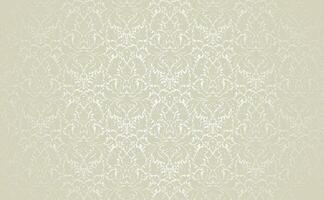 Vector damask wallpaper design. Vintage wallpaper pattern. Elegant luxury texture with pale subtle tones.