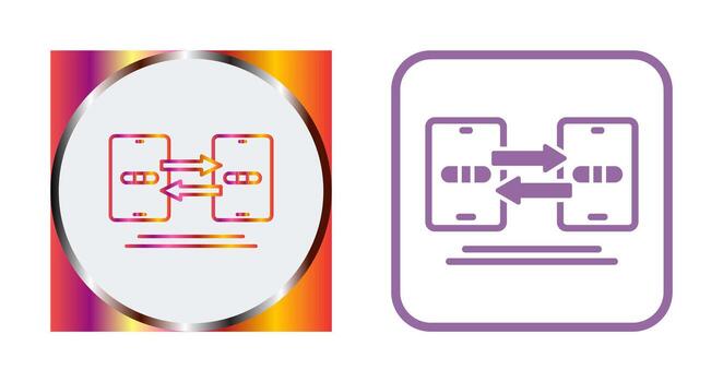 Data Synchronization Vector Icon