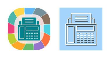 Fax Machine Vector Icon