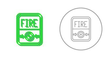 Fire Button Vector Icon