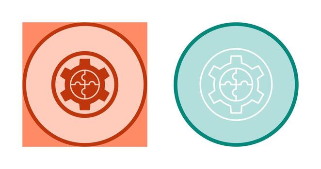icono de vector de solución