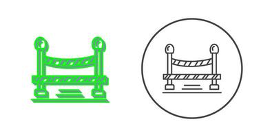 Do Not Cross Line Vector Icon