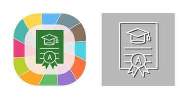 Report Card Vector Icon