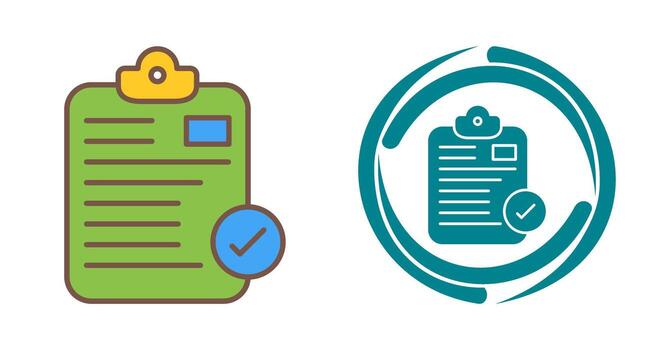 Secure Notepad Vector Icon
