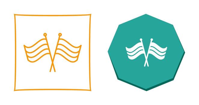 icono de vector de bandera