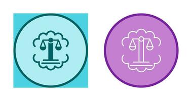 Justice Scale Vector Icon
