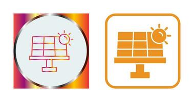 icono de vector de energía solar