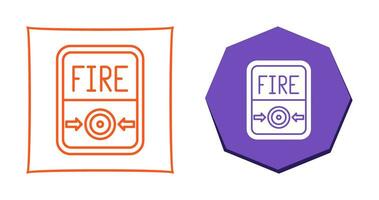 Fire Button Vector Icon