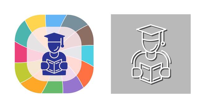 icono de vector de aprendizaje