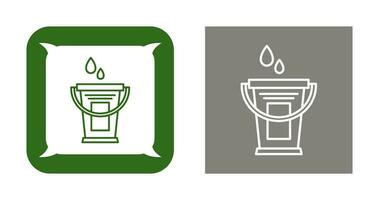 Water Bucket Vector Icon