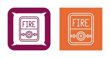 Fire Button Vector Icon
