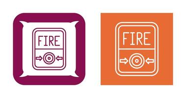 Fire Button Vector Icon