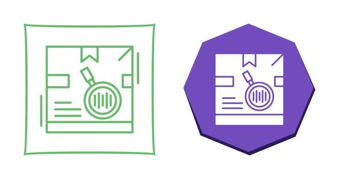 Tracking Code Vector Icon