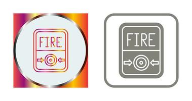 Fire Button Vector Icon