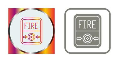 Fire Button Vector Icon