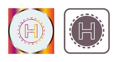 Helipad Vector Icon