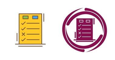 Today to Done CheckList Vector Icon